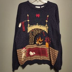 VTG Northern Treasures Christmas sweater size XL